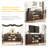75" Farmhouse Tv Stand With Power Outlets For 75 80 85 Inch Tv, Large Tv Media Console With Storage Cabinets & Adjustable Shelves-287385786-333414166