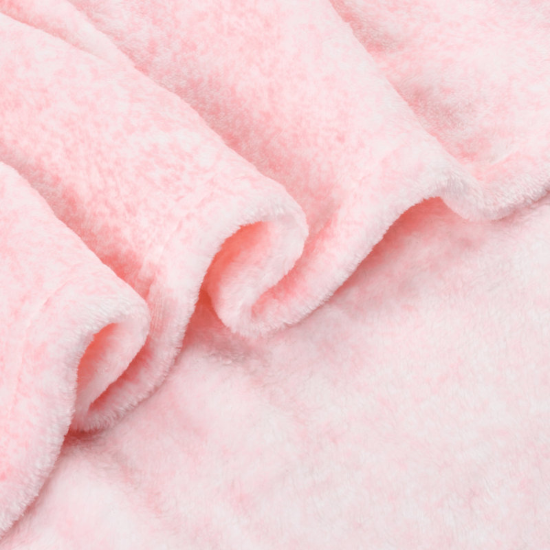 Surdimensionné avec couverture à capuche et molleton, Couleur unie, Rose cendre