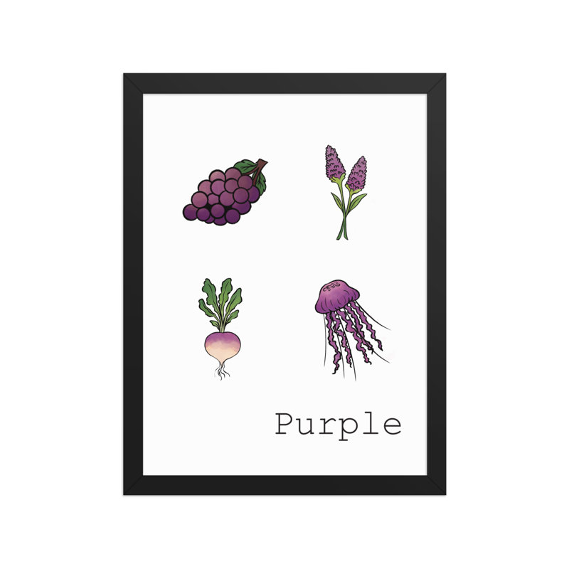 Purple | Framed Poster