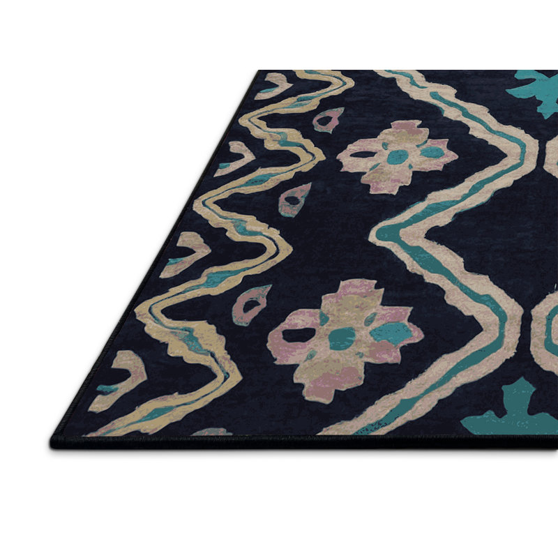 Tapis gris soyeux et moelleux, Carré 4 pi