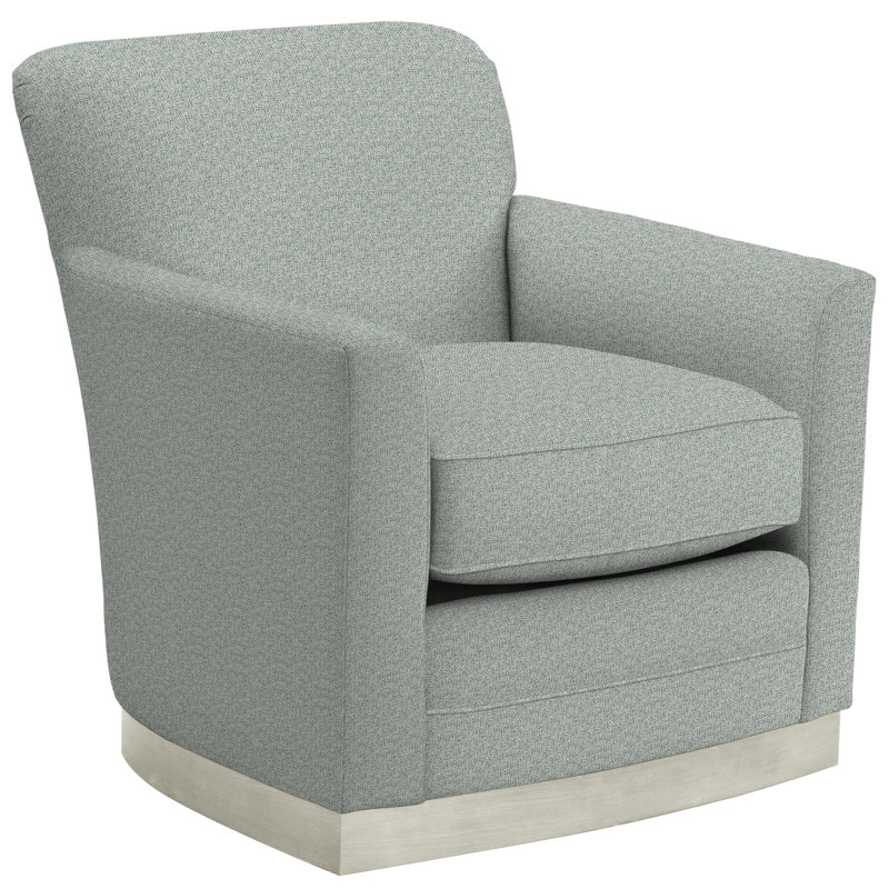 Paris By Michael Weiss Cotton Swivel Armchair, Tuck Water, Wrenn
