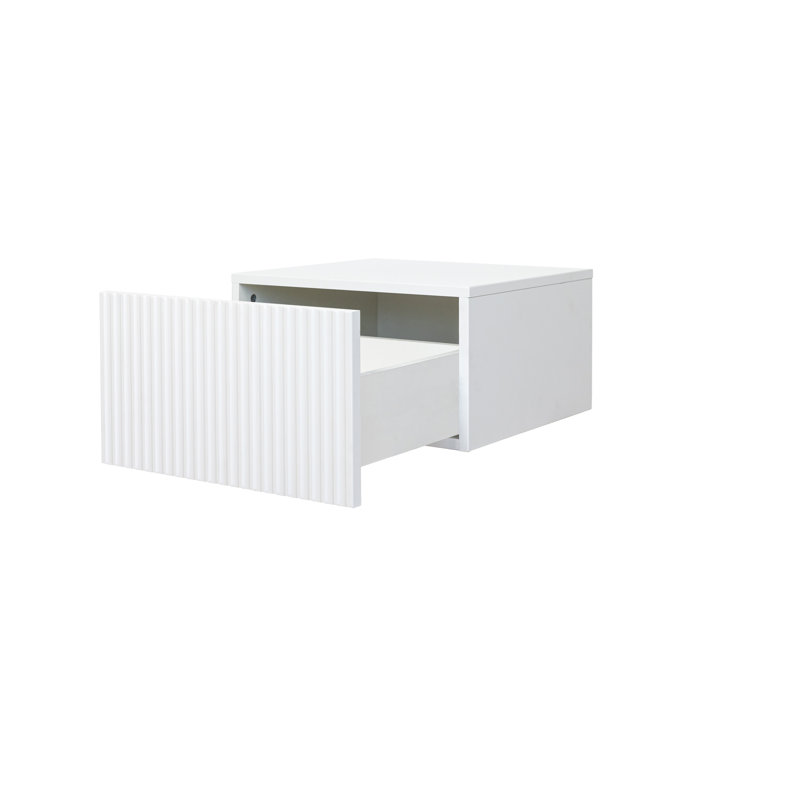 Amarette 46cm W Laminate Bedside Table