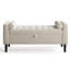Velvet Upholstered Storage Bench