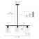 Bly 3 - Light Bulbs Kitchen Island Glass Shade Linear Pendant Light Fixture
