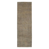 Rug & Kilim’S Modern Runner Rug In Faint Geometric Lattice, Scale Patterns
