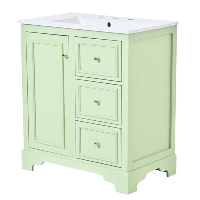 Armoire de salle de bain 30 po - Apparence élégante pour améliorer l'espace de rangement du meuble-lavabo