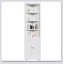 Armoire de rangement de 71 pouces de hauteur avec 2 portes et 5 tablettes réglables, parfaite pour maximiser l'espace dans les cuisines, les salons et les salles de bain