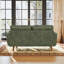 Canapé à deux places 65 po en bois massif de style classique avec tissu respirant 65 po-759068160