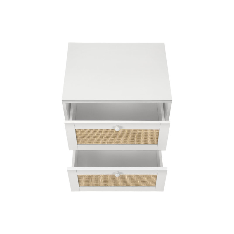 Table d'appoint (table basse incluse seulement), Blanc