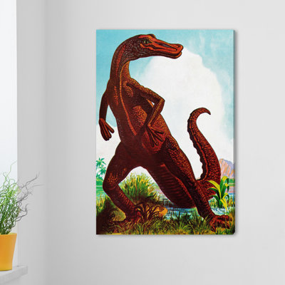 Dinosaur by Curtis - Wrapped Canvas Print