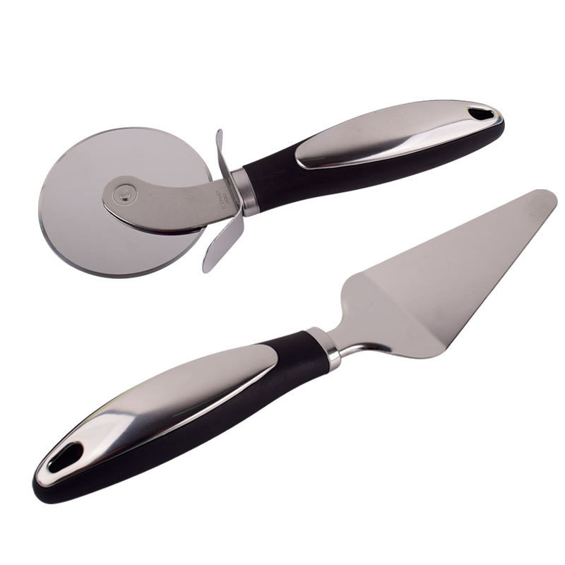 tableware tableware Roller Pizza Knife Spatula Two-piece Pizza Cutter Pizza Spatula Tool
