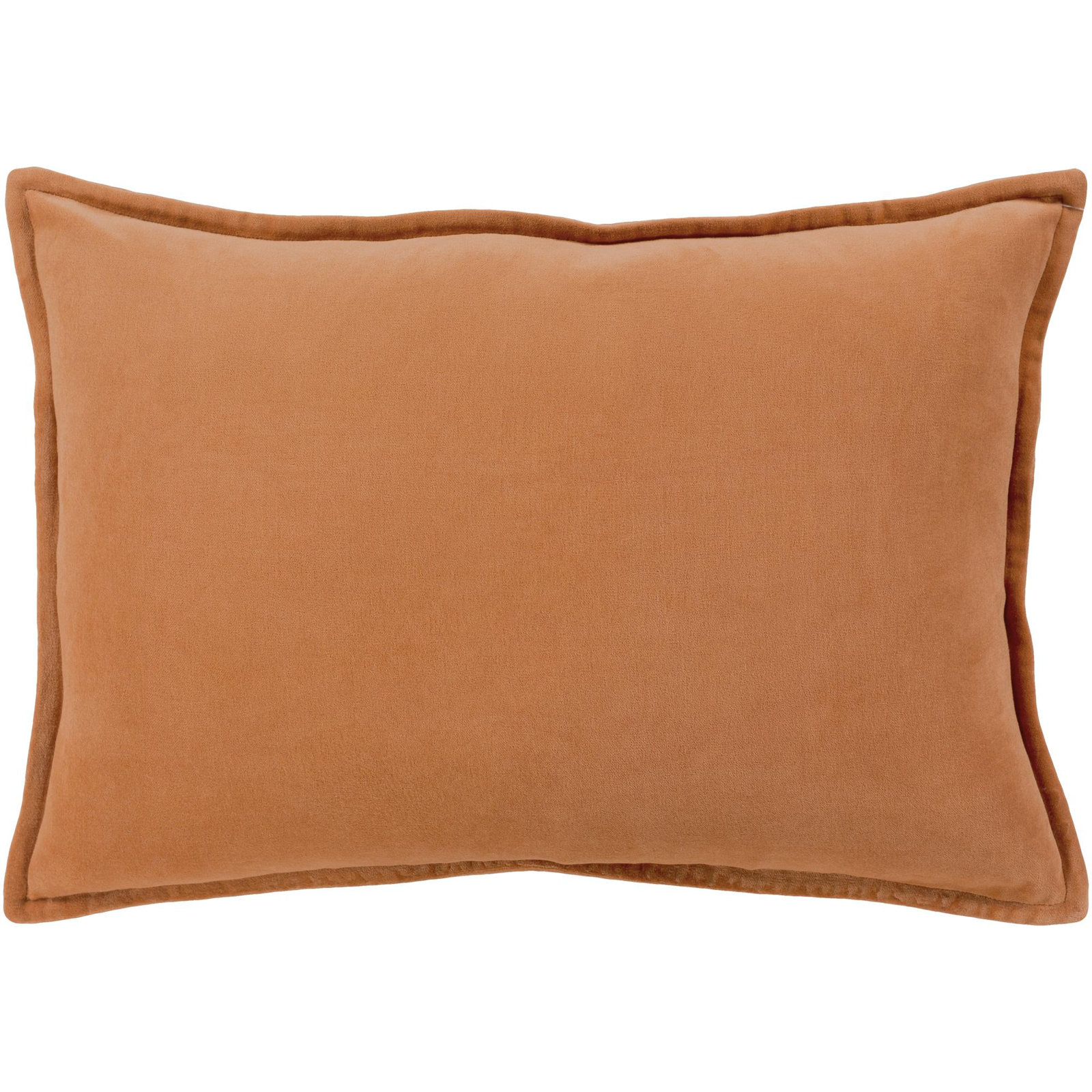 Norwin Cotton Throw Pillow, Pillow Cover Only - No Insert, 13"H x 19"W, Orange