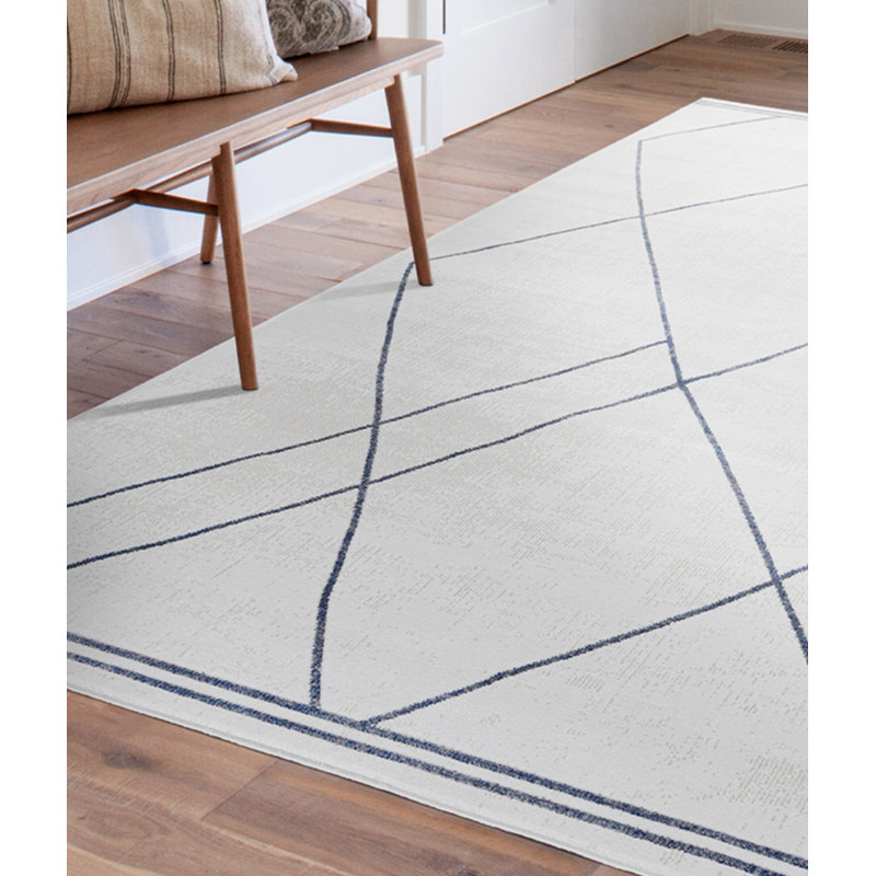 Tapis rectangulaire Stamatia, Rectangle 4 pi x 5 pi 11 po