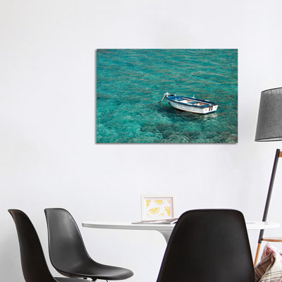 My Greek Dingy by Zoe Schumacher - Wrapped Canvas Print