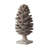 Set of 2 Gray Polyresin Pinecone Table Decor