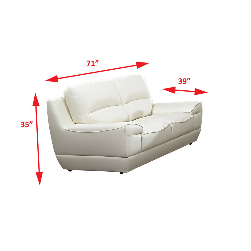 Causeuse en cuir Navya