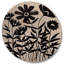 Fleurs noires et blanches IV - Art floral sur bois - Bois de pin naturel-1712507601