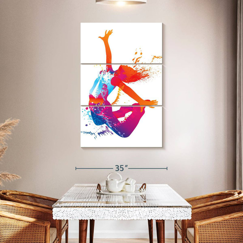Enn Dancer Color Splash, H 65 po x l 42 po