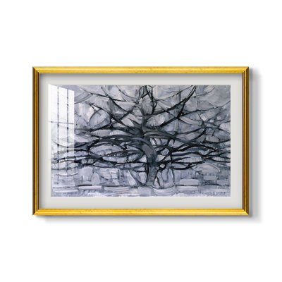 L'Arbre gris, 1911 - Piet Mondrian - Reproduction encadrée sur mesure