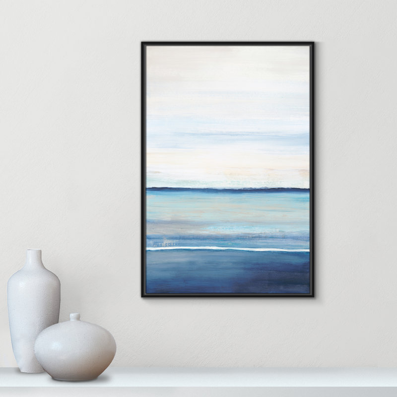 «Emmit Distant Whispers» par Filippo Ioco - reproduction d'art, Toile avec cadre noir, H 37,5 po x l 25,5 po x P 2 po