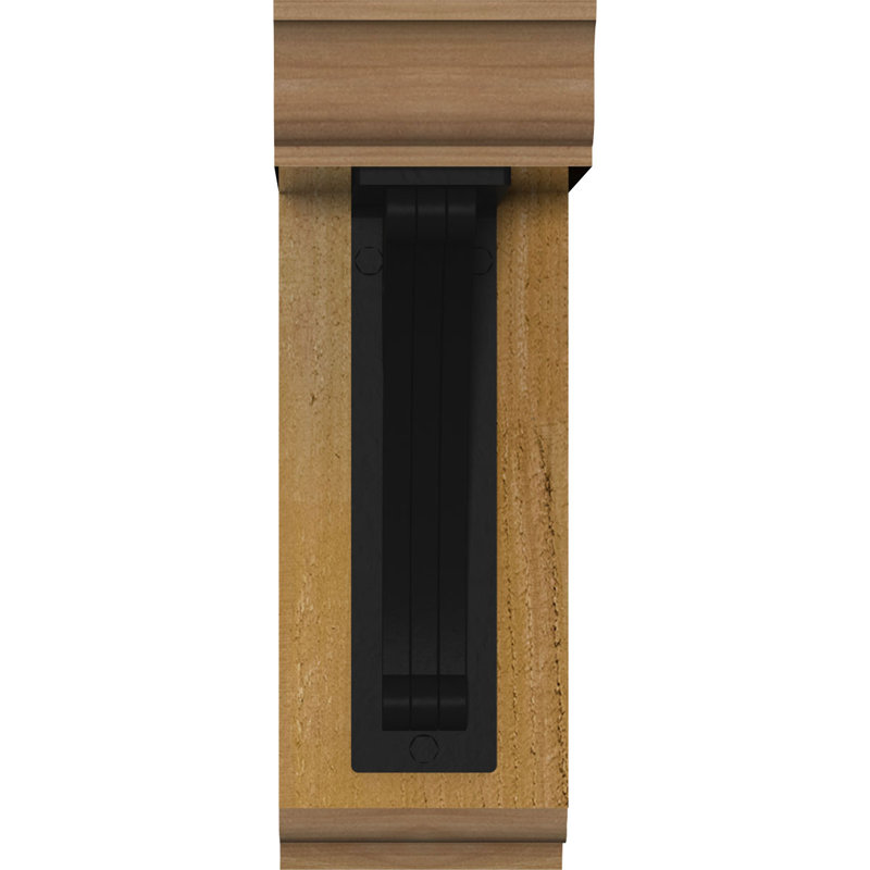 Crawley Traditional Traditional Ironcrest, H 12 po x P 9 1/2 po, Cèdre rouge de l'Ouest l 4 po x T 2 po (sciage br