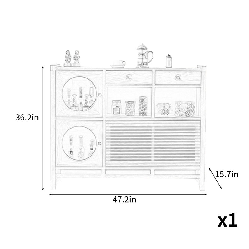 Simple And Smooth Practical Accent Cabinet