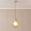 1 - Light Brushed Gold Pendant-148282106