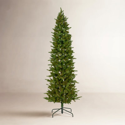 Natural Cut Narrow Saginaw Spruce 7.5ft with Power Pole