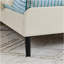 Structure de lit double tapissier pleine grandeur avec 2 tiroirs de rangement, canapé-lit réglable en velours, beige-1745089150-1745089149