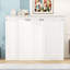 Armoire murale Murphy avec lattes et pieds-2063977814-2063977815