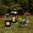 Courtly Check Stripe Large Candle Lantern