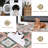 Washable Geometric Area Rug – Modern Rustic Style, Easy-Clean, Non-Shedding Carpet for Living Room, Bedroom, Kitchen, Dining, Nursery, Farmhouse-107402001