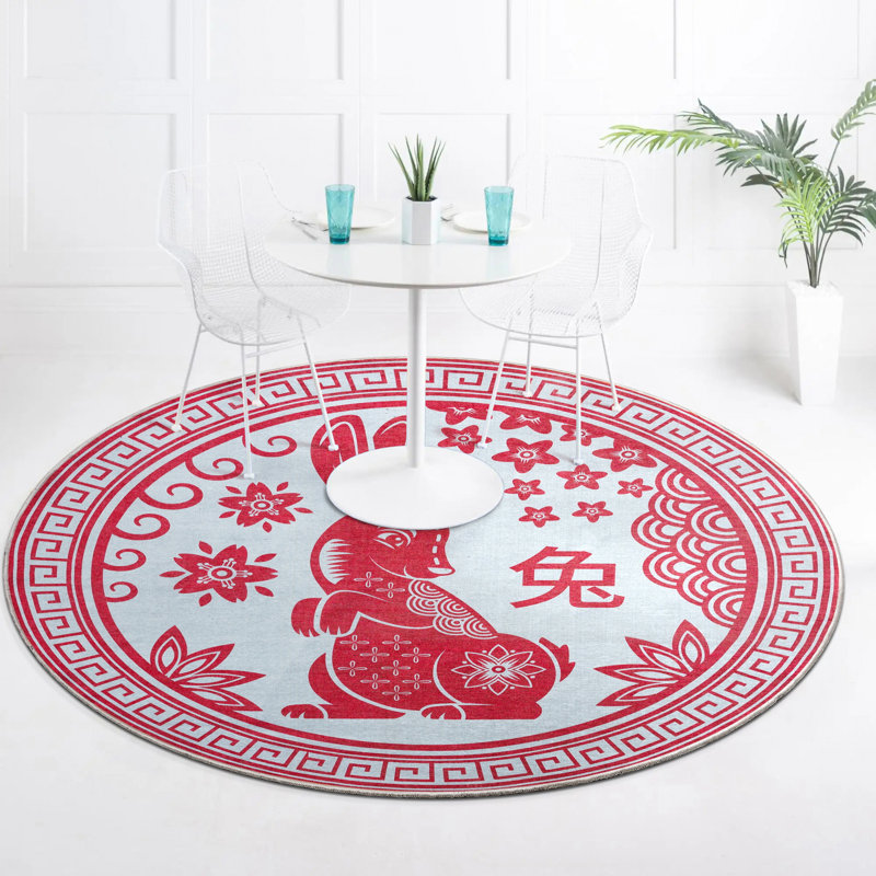 Tapis lavable à la machine Kehr, Rond 7 pi 10 po