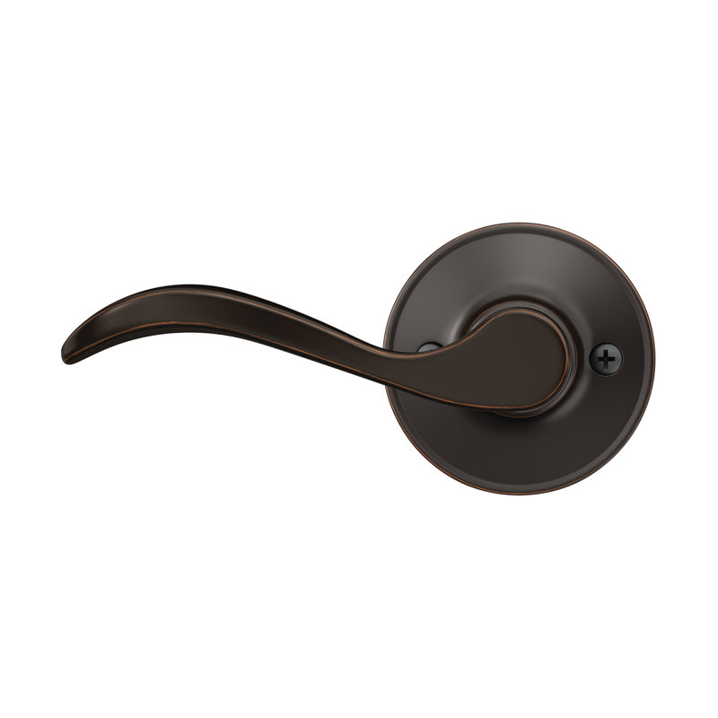 Seville Lever Hall and Closet Lock, Aged Bronze