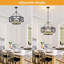 Luminaire suspendu géométrique 5 lumières Modern Farmhouse Chandelier