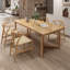Table de salle à manger haut de gamme en bois massif-1822076548