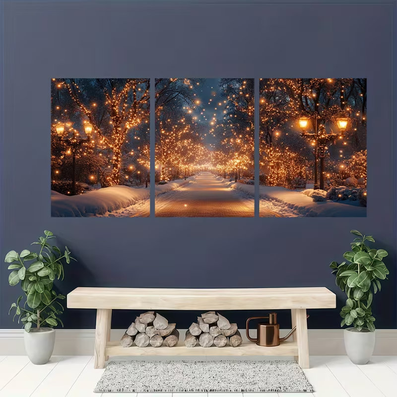 3 Piece Wrapped Canvas Print