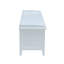Banc en rotin et blanc avec rangement Flavius