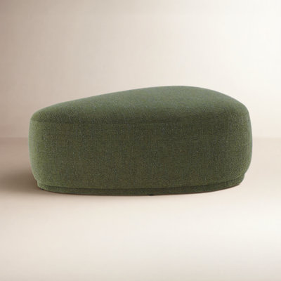 Adna 44'' Triangular Upholstered Ottoman