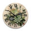 Horloge murale surdimensionnée verte Green Succulents-458121876