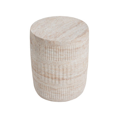 Isolde 15'' Stone Outdoor Side Table