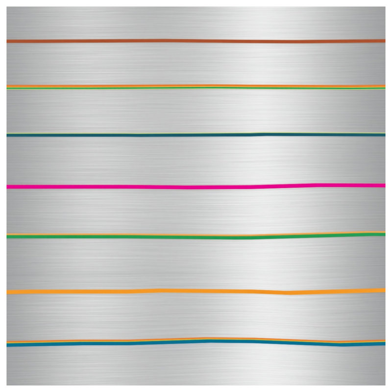 Metallic Horizontal Lines Comforter, Twin