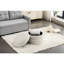Grand tabouret de pieds rond en velours avec rangement, 23,99 po x 23,99 po x 18,15 po, tablette en bois, tabouret de chambre à coucher de couleur moderne, sans assemblage requis, banc, tabouret de maquillage, ordinateurs portables, livres, écouteurs-63407570