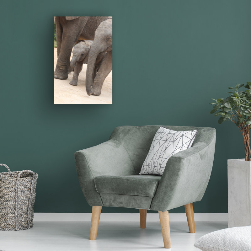 Art sur toile éléphant, Bob Bob Langrish, H 19 po x l 12 po