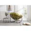Chaise berçante rembourrée rembourrée, fabriquée avec qualité, pour patio, jardin, salon, rembourrage de siège moelleux olive, véranda