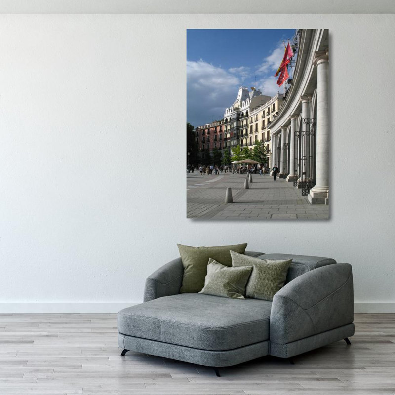 Plaza de Oriente, Madrid, Spain, 37" H x 28" W