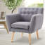 Fauteuil capitonné de 26,8 po Lavigne-550804959