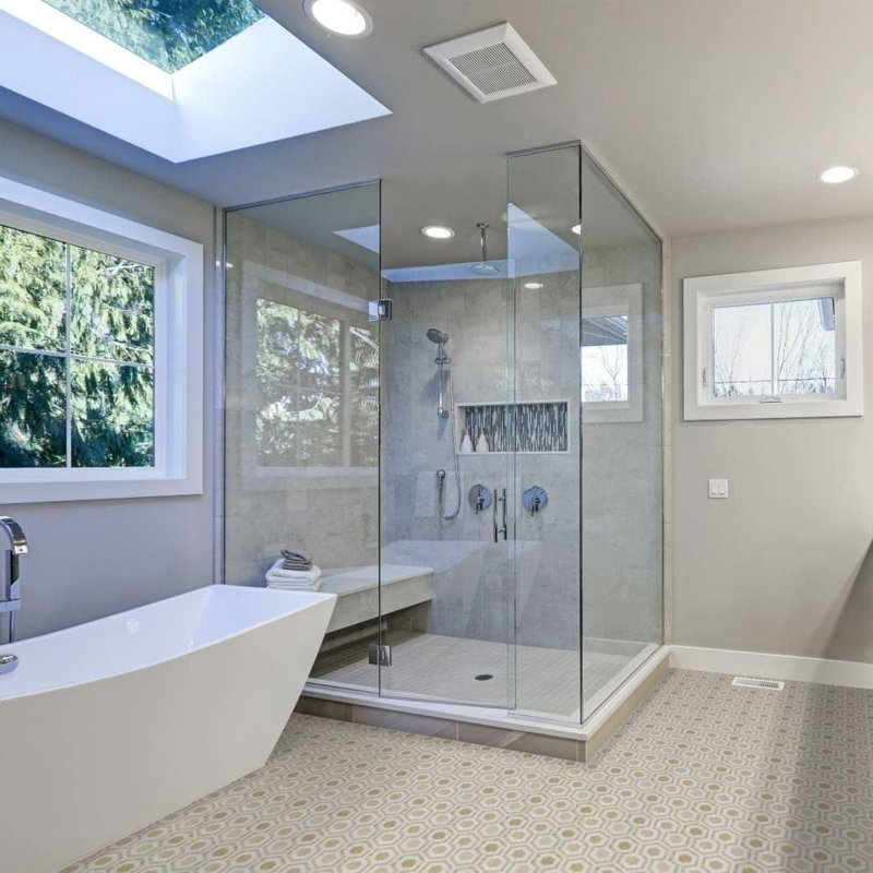 Cosmos 4" Micro Hexagon Polished Marble Mosaic Tile, Crema Marfil