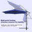 Parasol en porte-à-faux 10 pi Arabella-73844153
