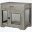 Cage pour chien avec tiroir et 2 portes